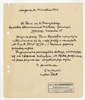 Rękopis - list Stefana Krukowskiego do K. Raczyńskiego z dnia 14 kwietnia 1934 roku