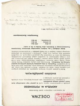 Odręczne notatki Józefa Żurowskiego na temat analogii do zabytków z Jakuszowic Małych  sporządzon...