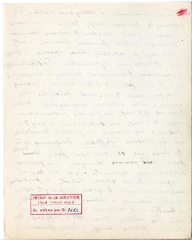 Rękopis wykładów Józefa Żurowskiego z zakresu archeologii przedhistorycznej  strona 144: pieczątk...