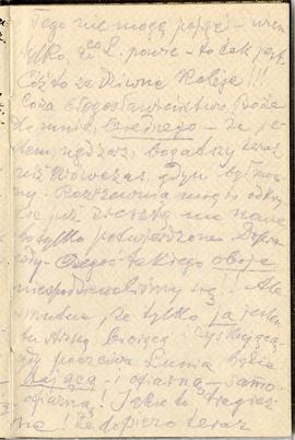 Notatnik nr 93 z odręcznymi notatkami Erazma Majewskiego z okresu od 06.06.1919 r. do 03.12.1919 ...