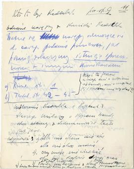 Rękopis dwudziestu ośmiu wykładów Józefa Żurowskiego pt. "Zagadnienie Kopca Krakusa na tle z...