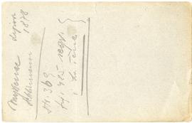 Fiszka z odręcznymi notatkami bibliograficznymi Józefa Żurowskiego  strona 2