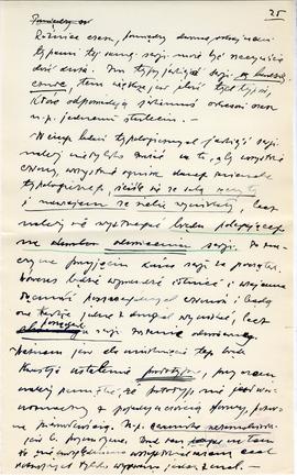 Rękopis jedenastu wykładów Józefa Żurowskiego pt. "Epoka bronzu ze szczególnem uwzględn. pod...