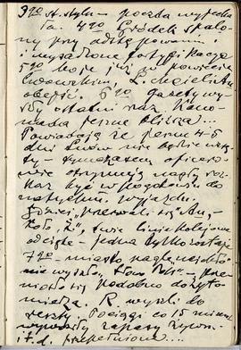 Notatnik nr 83 z odręcznymi notatkami Erazma Majewskiego z okresu od 26.06.1915 r. do 06.08.1915 ...