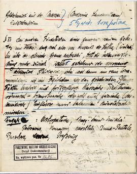 Odręczne wypisy Józefa Żurowskiego w języku niemieckim z Johannes Hoops  Reallexikon der germanis...