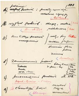 Rękopis dziewięciu wykładów Józefa Żurowskiego pt. "Osadnictwo przedhistoryczne w dorzeczu G...