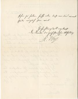 List z Kgl. Museum Für Völkerkunde w Berlinie do Erazma Majewskiego (rękopis)  strona 2