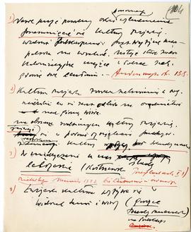 Rękopis dziewięciu wykładów Józefa Żurowskiego pt. "Osadnictwo przedhistoryczne w dorzeczu G...