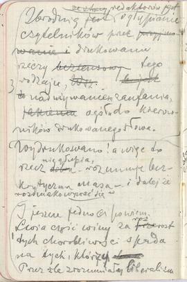 Notatnik nr 61 z odręcznymi notatkami Erazma Majewskiego z okresu od 29.02.1904 r. do 29.09.1904 ...