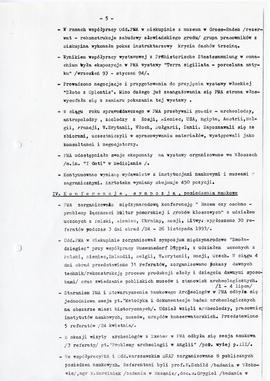 Państwowe Muzeum Archeologiczne w Warszawie. Sprawozdanie z działalności w roku 1993.  Maszynopis...