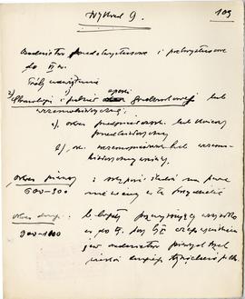 Rękopis dziewięciu wykładów Józefa Żurowskiego pt. "Osadnictwo przedhistoryczne w dorzeczu G...