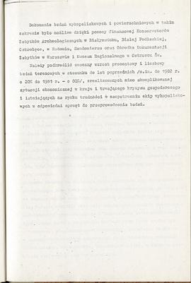 Państwowe Muzeum Archeologiczne w Warszawie. Sprawozdanie z działalności w roku 1983. Mszynopis. ...