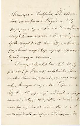 List od dr. Łęgowskiego do Redakcji "Wisły" (rękopis)  strona 2