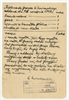 Rękopis - notatka Stefana Krukowskiego ze spisem rzeczy do prania  z dnia 26 września 1928 roku.