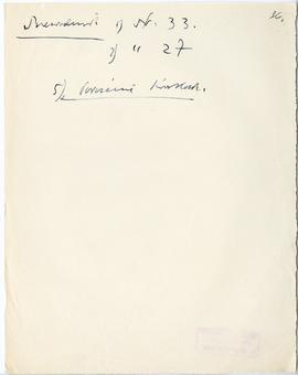 Rękopis dwudziestu ośmiu wykładów Józefa Żurowskiego pt. "Zagadnienie Kopca Krakusa na tle z...