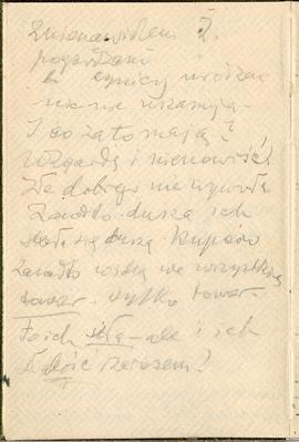 Notatnik nr 95 z odręcznymi notatkami Erazma Majewskiego z okresu od 30.12.1919 r. do 13.05.1920 ...