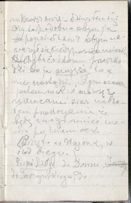 Notes nr 7 z okresu 11.09.1877 r.-24.02.1878  r.  Notatki odręczne Erazma Majewskiego dot. pobytu...