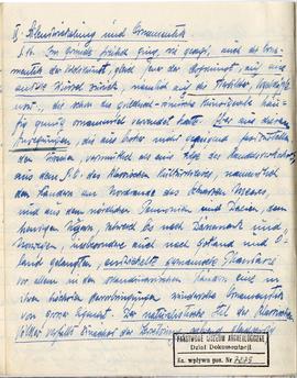 Odręczne wypisy Józefa Żurowskiego w języku niemieckim z Johannes Hoops  Reallexikon der germanis...