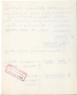 Rękopis wykładów Józefa Żurowskiego z zakresu archeologii przedhistorycznej  strona 176: pieczątk...