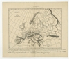 Mapa Europy z rozmieszczeniem kultur madleńskich i m.in. współczesnych od końca Bühl do 6-go madl...