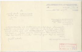 Rękopis. Pismo konserwatora Michała Drewko z dnia 20 stycznia 1925 r. do Kierownika Państwowego G...