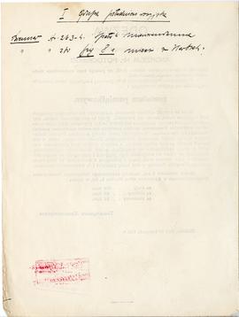 Odręczne notatki Józefa Żurowskiego na temat analogii do zabytków z Jakuszowic Małych  sporządzon...