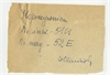 Rękopis - metryczka - Koprzywnica; Nr inw. 5101; Nr mag. 52 E