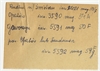 Rękopis - metryczka - Opatów; Nr inw. 3590; Nr mag. 54 A i inne.