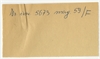 Rękopis - metryczka - Nr inw. 5673; Nr mag. 59 F