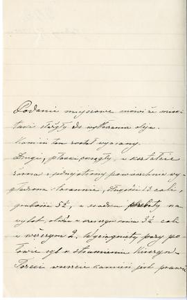 List od Marii Butrymówny do Erazma Majewskiego (rękopis)  strona 2