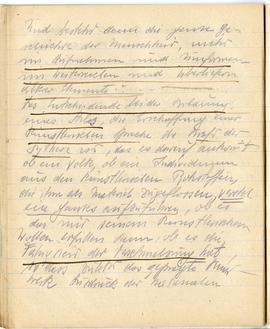 Brulion Józefa Żurowskiego z notatkami w języku niemieckim z okresu studiów w Wiedniu  strona 49