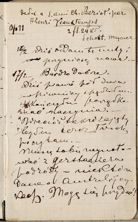 Notes nr 8 z okresu 12.02.1878 r .- 30.06.1878 r. Notatki odręczne Erazma Majewskiego z  tytułami...