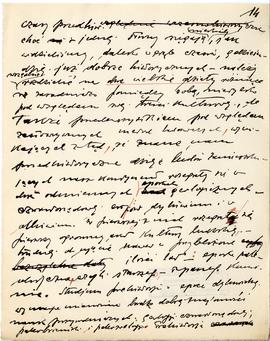 Rękopis wykładów Józefa Żurowskiego z zakresu archeologii przedhistorycznej  strona 27: "[…]...