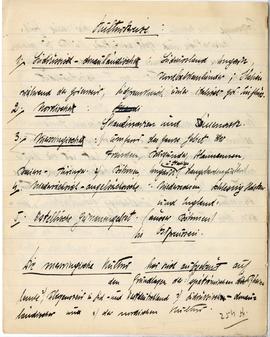 Brulion Józefa Żurowskiego zawierający zbiór luźnych kartek z notatkami w języku polskim i niemie...