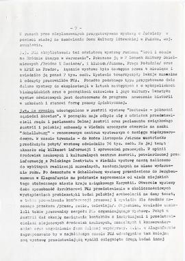 Państwowe Muzeum Archeologiczne w Warszawie. Sprawozdanie z działalności w roku 1989.  Maszynopis...