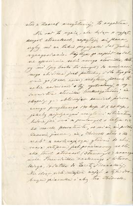 List od księdza Kaniowskiego do Erazma Majewskiego (rękopis)  strona 2