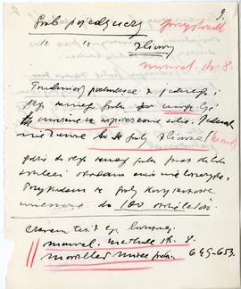 Rękopis jedenastu wykładów Józefa Żurowskiego pt. "Epoka bronzu ze szczególnem uwzględn. pod...