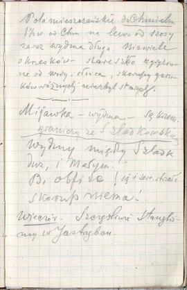 Notes nr 42 z wpisami odręcznymi  Erazma Majewskiego z okresu od 09.04.1993 r.- 28.04.1993 r.  st...