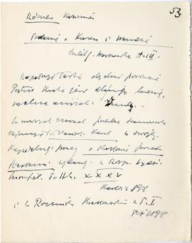 Rękopis dwudziestu ośmiu wykładów Józefa Żurowskiego pt. "Zagadnienie Kopca Krakusa na tle z...