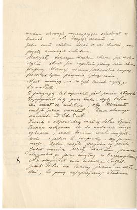 List od Ludwika Licińskiego do Erazma Majewskiego (rękopis)  strona 2