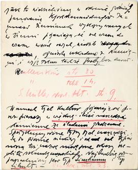 Maszynopis i rękopis trzynastu wykładów Józefa Żurowskiego na temat kultury megalitycznej  strona...