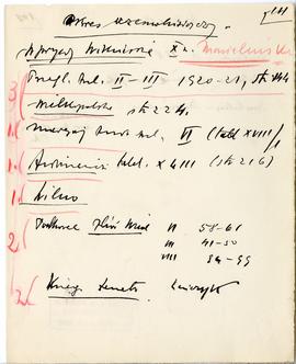 Maszynopis i rękopis trzynastu wykładów Józefa Żurowskiego na temat kultury megalitycznej  strona...