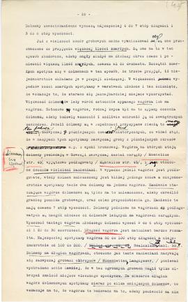 Maszynopis i rękopis trzynastu wykładów Józefa Żurowskiego na temat kultury megalitycznej  strona...