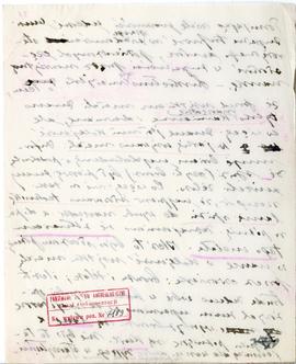 Rękopis wykładów Józefa Żurowskiego z zakresu archeologii przedhistorycznej  strona 58: pieczątka...