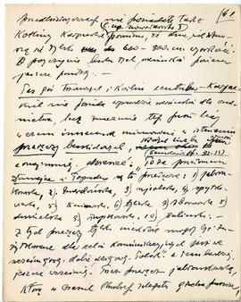 Rękopis dziewięciu wykładów Józefa Żurowskiego pt. "Osadnictwo przedhistoryczne w dorzeczu G...