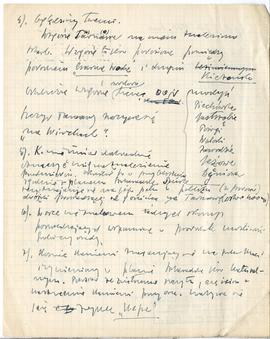 Odręczna notatka Józefa Żurowskiego z wizyty w Łącku  pow. Nowy Sącz dnia 6.09.1935 r.  strona 2:...