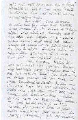 Rękopis listu w języku niemieckim Marguerite Grosvald do Józefa Żurowskiego z dnia 4.05.1932 r.  ...