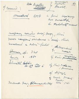 Rękopis szesnastu wykładów Józefa Żurowskiego pt. "Początki kultury ludzkiej" z roku ak...