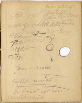 Brulion Józefa Żurowskiego "Żurowski 1918" z notatkami w języku niemieckim z okresu stu...