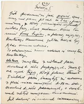 Maszynopis i rękopis trzynastu wykładów Józefa Żurowskiego na temat kultury megalitycznej  strona...